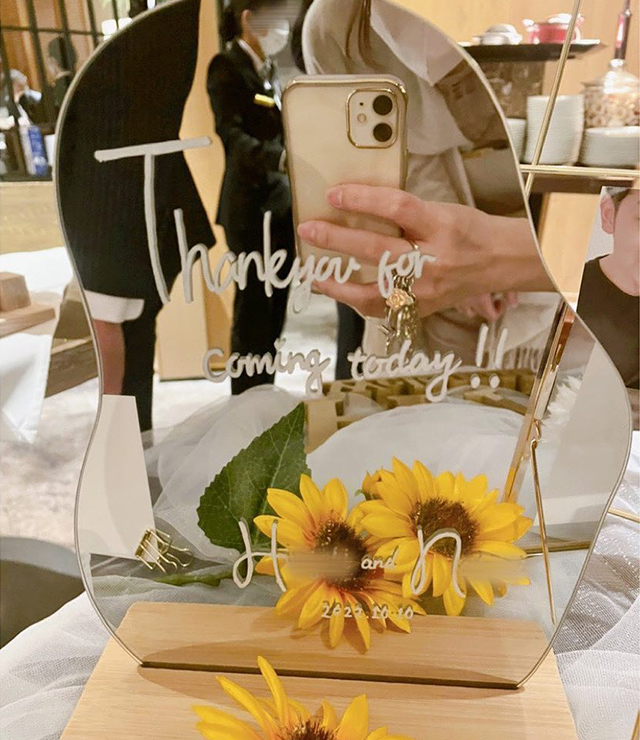 結婚式のウェルカムスペースも100均で！ダイソー・セリアなどおすすめ紹介