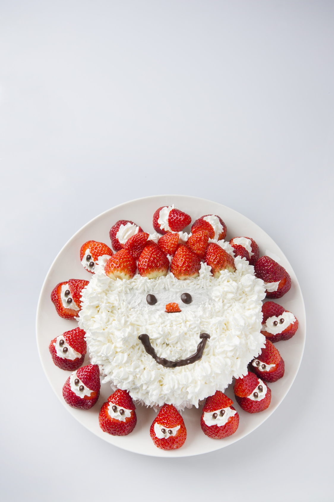 いちごサンタのクリスマスケーキ 本番編北欧メリーゴーランド