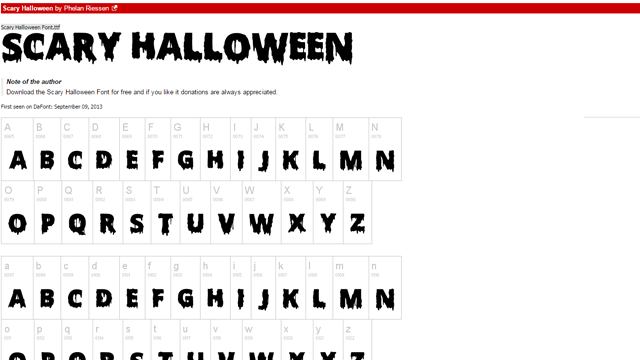 カタカナのハロウィーンフォント – EVENTs Design