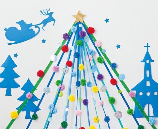 クリスマスツリーを作りました☆チコナーサリー 保育園＆ネイルサロン