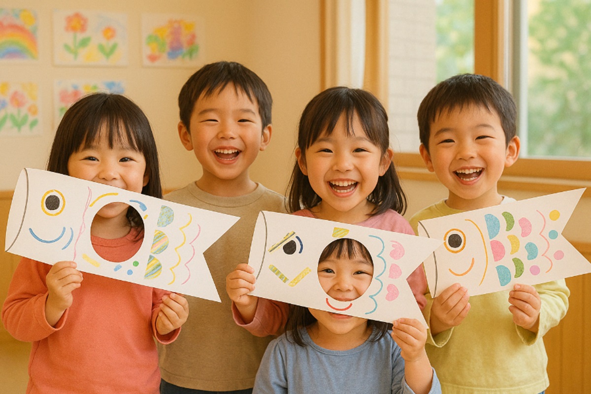 こどもの日は自宅で「かわいい写真」を。1枚貼るだけ。スタジオ級フォトがスマホでも