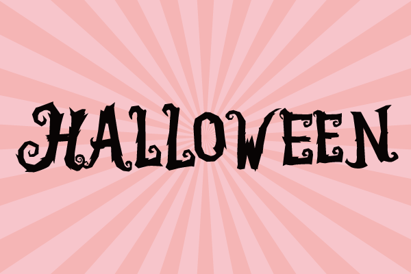 ハロウィン フォント 透過PNG ：イラスト無料