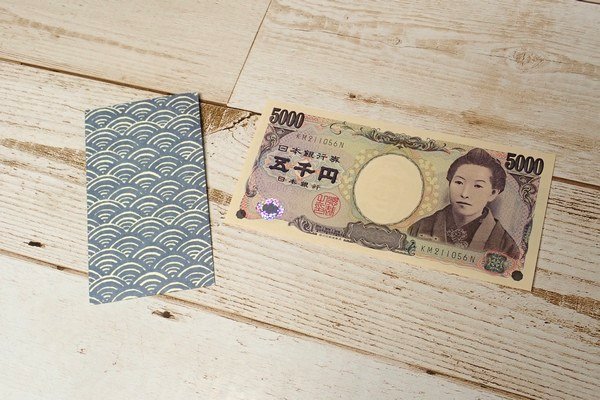 お札をピッタリ三つ折りする方法」お年玉をあげるときに使える