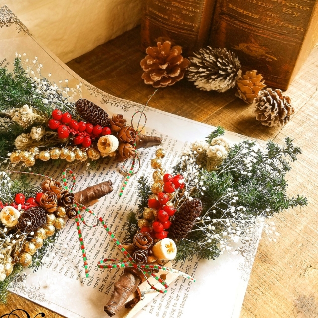 前編 オーダーの横長スワッグを制作しました