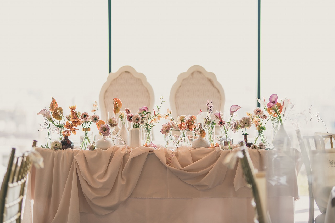 チュール高砂×キャンドルコーディネートThe 33 Sense of Wedding大阪・梅田の結婚式場・ゲストハウス 公式