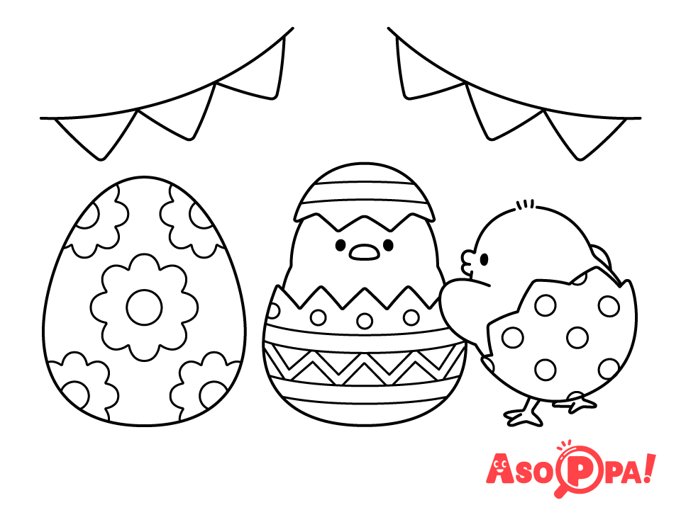 30 イースターエッグのぬりえ 写真、背景画像 無料ダウンロード - Pngtree