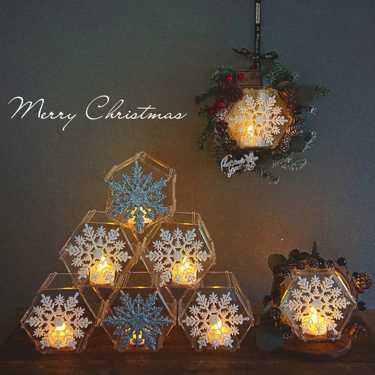 100均で作る手作りクリスマスリース