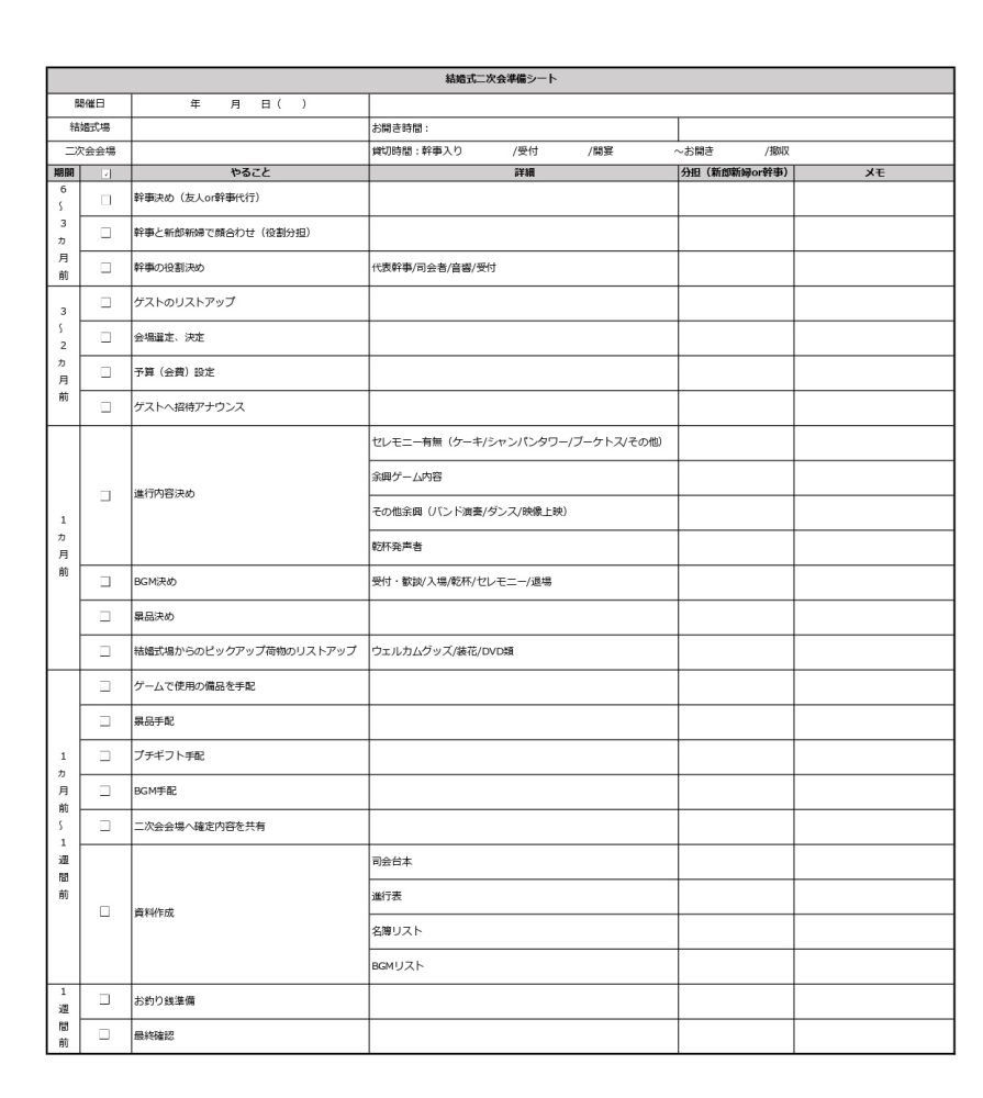 インタビュー項目をゲストから募る♡返信ハガキで質問を受け付けて席次表で回答するアイデアが面白い＊marry マリー