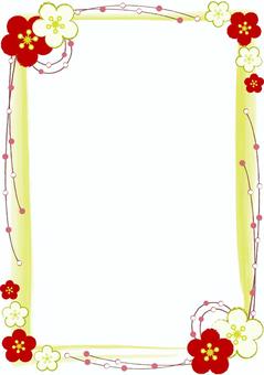 お正月シンプルレーム◇透過PNG無料イラスト素材素材ラボ