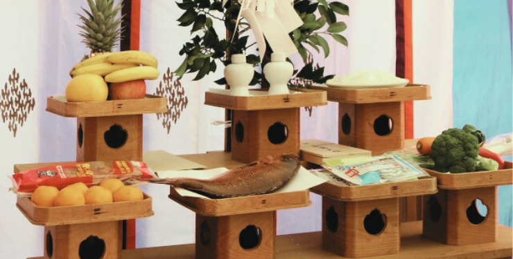 地鎮祭のお供え物