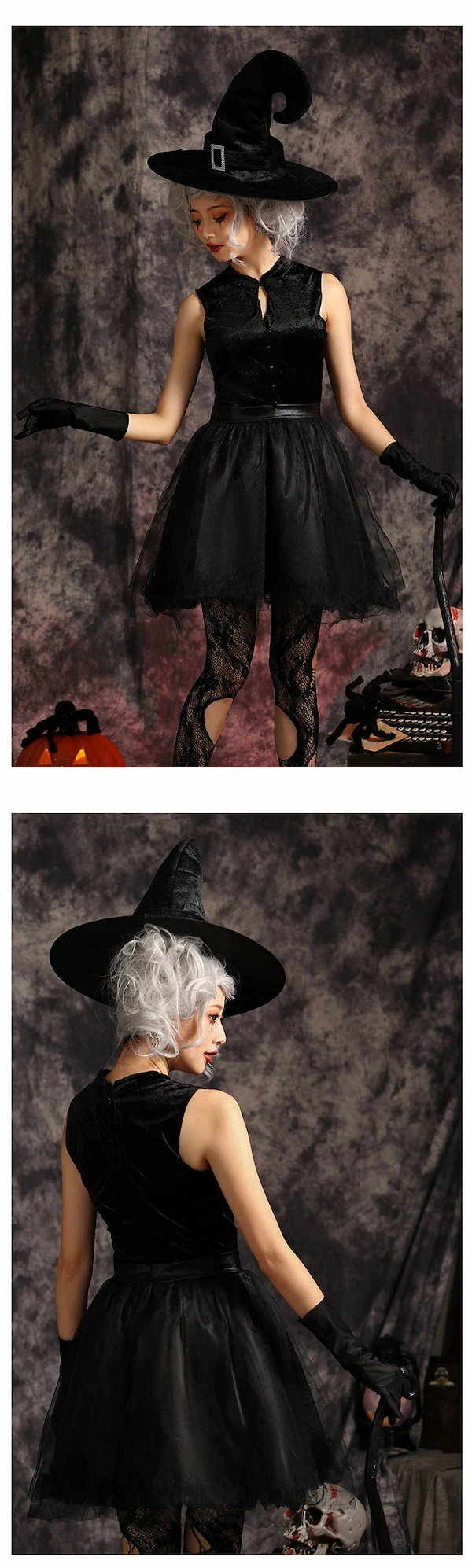 魔女 コスプレ 紫 ハロウィン コスプレ 魔女仮装 衣装 大人 レディース コスチューム 魔法少女 可愛い 女性長袖スパンコール ハロウィン仮装コスプレ衣装 デビル ゴスロリ 吸血鬼 悪魔 キュート ロリータ ミニワンピ ハロウィン コスプレ 魔女 巫女 ワンピース