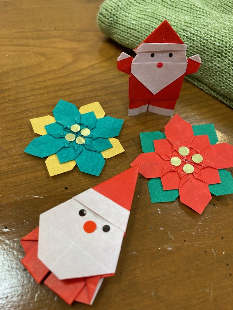 折り紙 クリスマスツリーの作り方 ひよこサンタ mama life blog