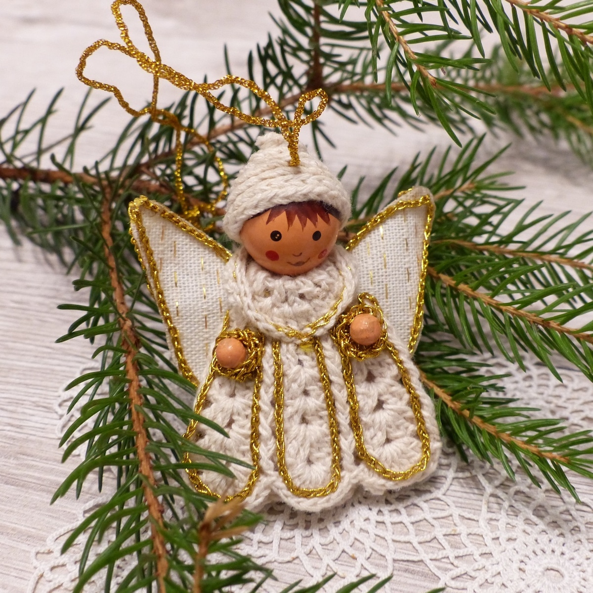 Murano Glass Angel ムラーノガラス 天使 置物 クリスマス