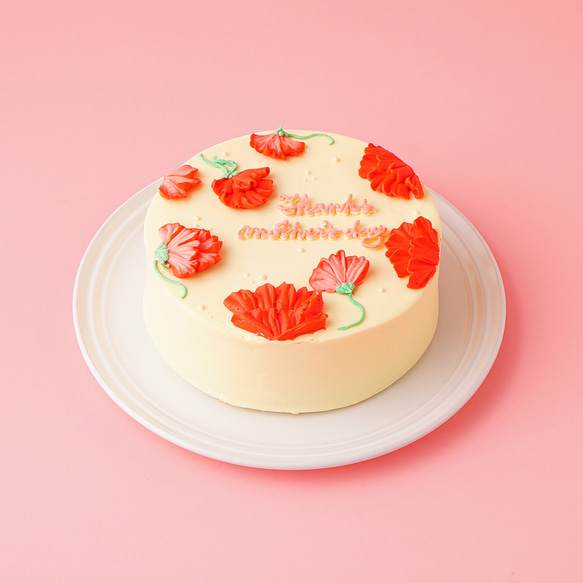 母の日限定 カーネーションケーキを今年も販売致します。Manneknepisマヌカンピス