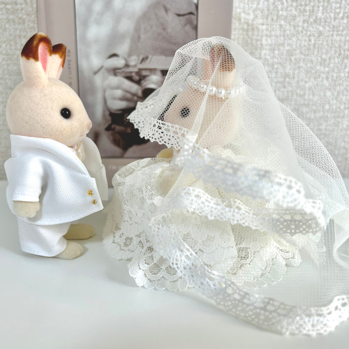 Amazon.co.jp: エポック EPOCHシルバニアファミリー ショコラウサギのすてきなウェディングペア・セット : おもちゃ