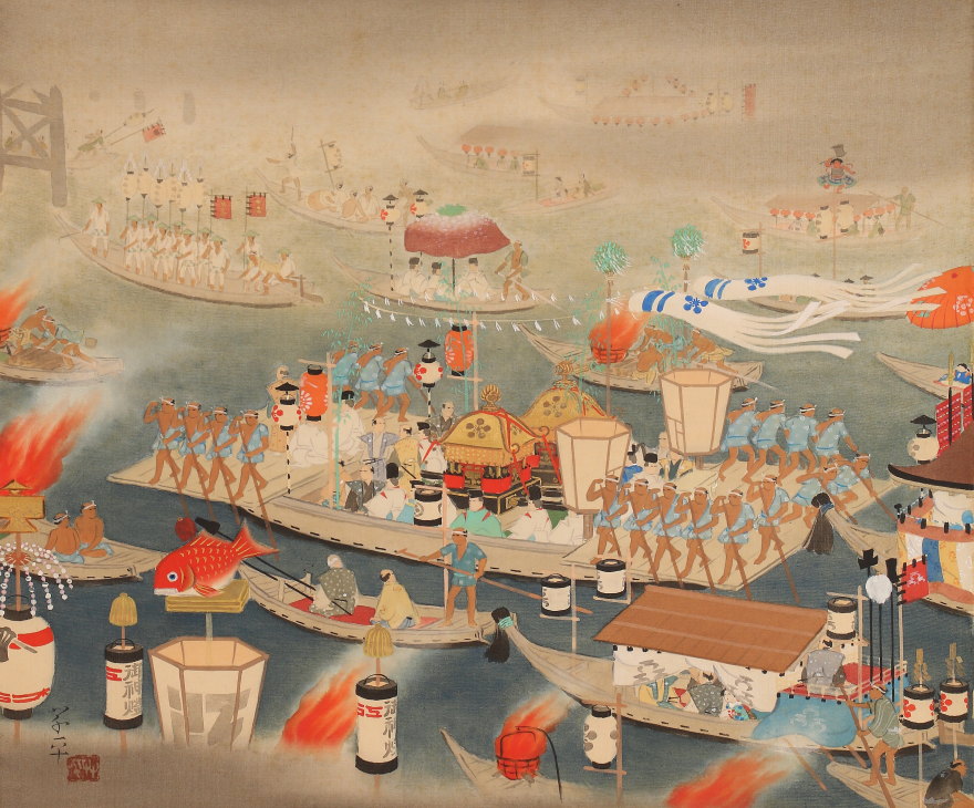 天神祭りイラスト無料イラスト・フリー素材なら「イラストAC」