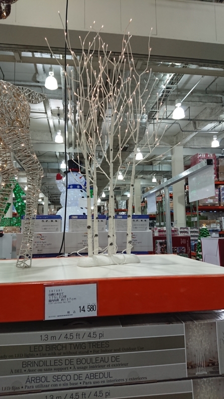コストコ クリスマスツリー 白樺