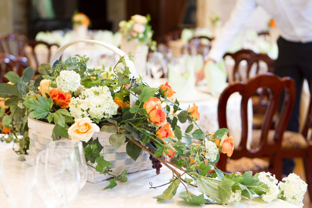 メインテーブル装花 結婚式 会場装花トキハナ
