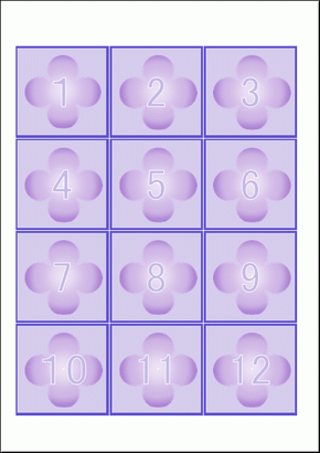 三角くじ「宴会・座席・番号」イラスト入りのA4サイズで印刷💗無料ダウンロード「かわいい」雛形・テンプレート素材