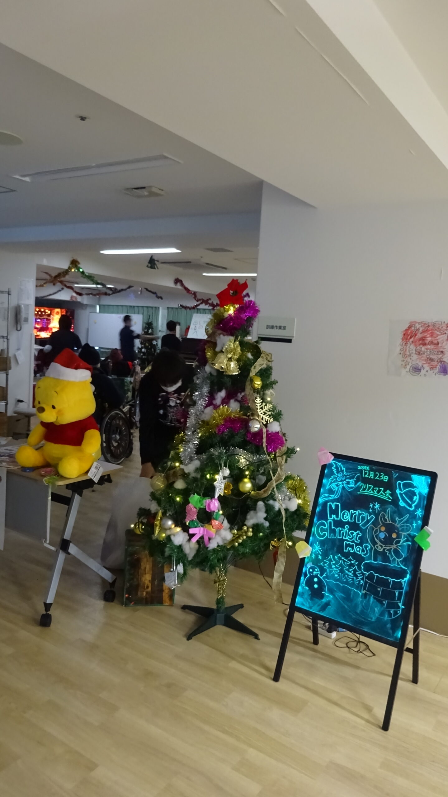 ショートステイ クリスマス会のお知らせさいたま市の特別養護老人ホームみちみち大宮