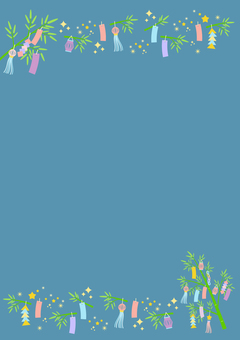 七夕のフレーム素材商用OKの無料イラスト素材サイト ツカッテ