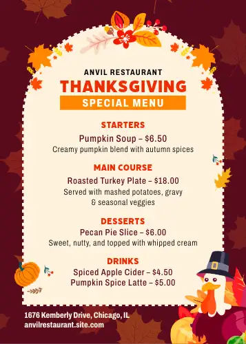 感謝祭イベント チラシ テンプレート無料ベクトル素材