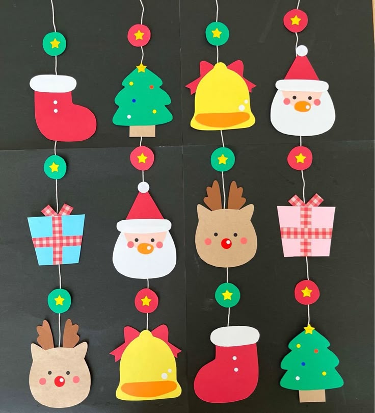 12月製作 クリスマスつるし飾り 保育園・幼稚園・こども園- ほいくのおまもり