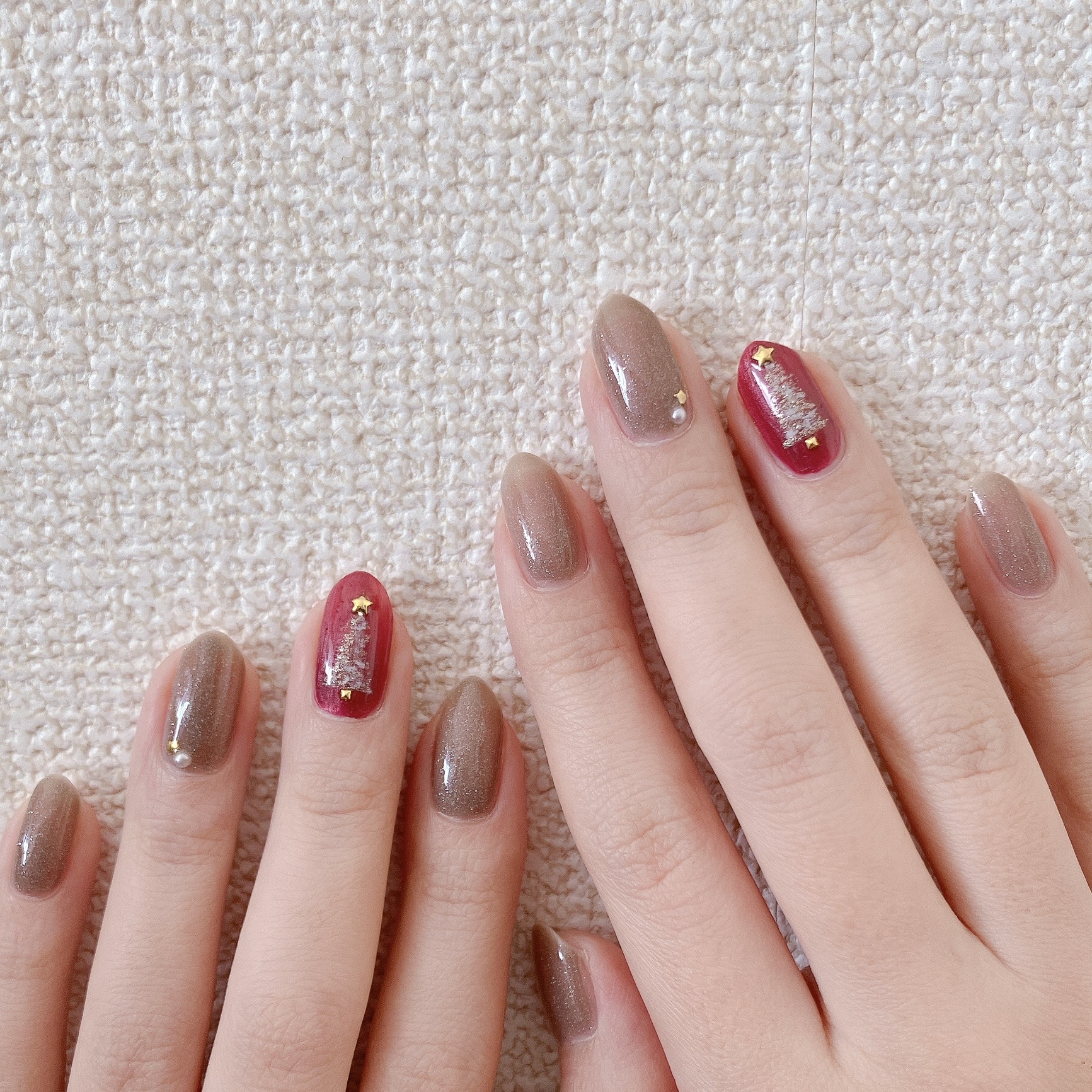 マグネットジェルで作る！クリスマスツリーネイル - あわちゃんねる：セルフネイルお悩み解決ブログ