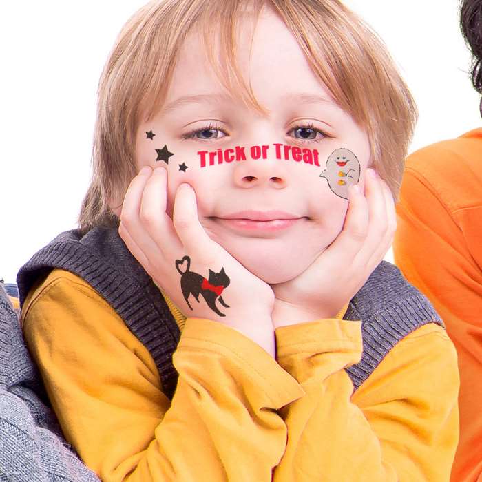 男の子だって楽しみたい！キッズ の「貼るだけ」ハロウィンメイク4yuuu