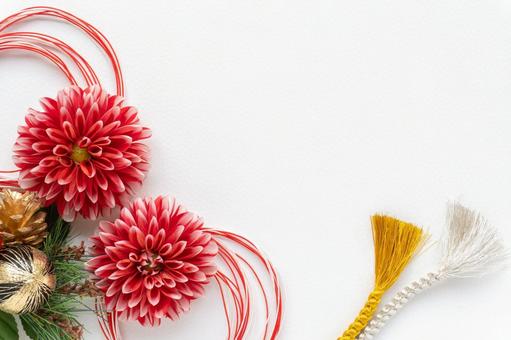 楽天市場 豪華おかめ飾り特大 送料無料昔ながらの正月飾りお正月飾り正月飾り 玄関しめ飾り タテ型: 花火と縁起飾り 有勝堂