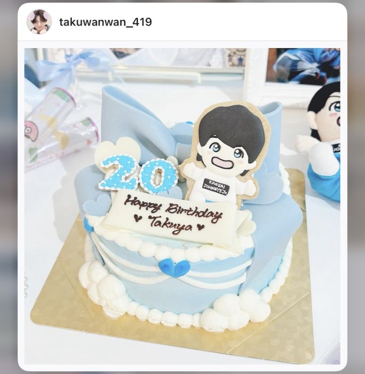 長尾謙杜くんの誕生日ケーキ作り