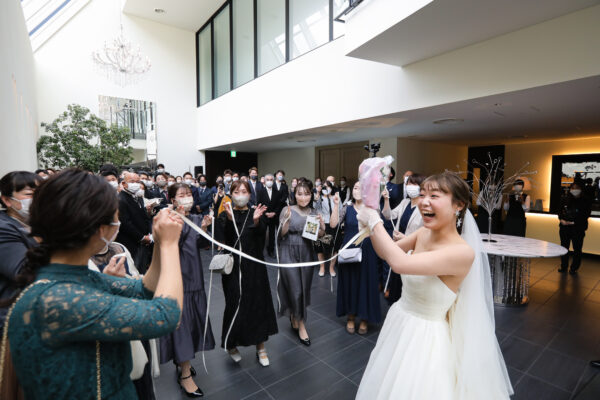 新郎だって盛り上がりたい！豪華賞品ゲット○○トス