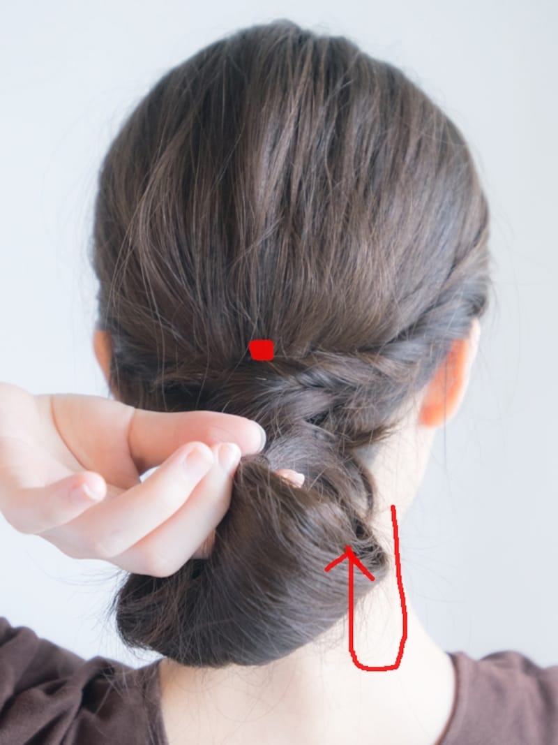 ねじり棒を使ったお祭りヘアアレンジ例祭り衣装専門店祭すみたや スマホ対応