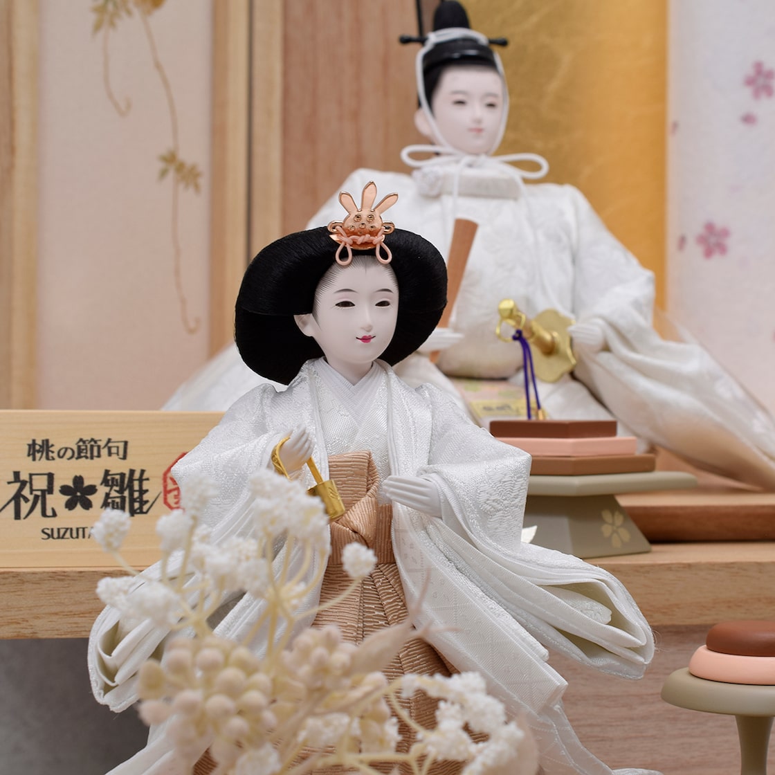 Z23◇雛人形◇雛道具 ◇お雛様寸法 約 ：全長30cm×横34cm×