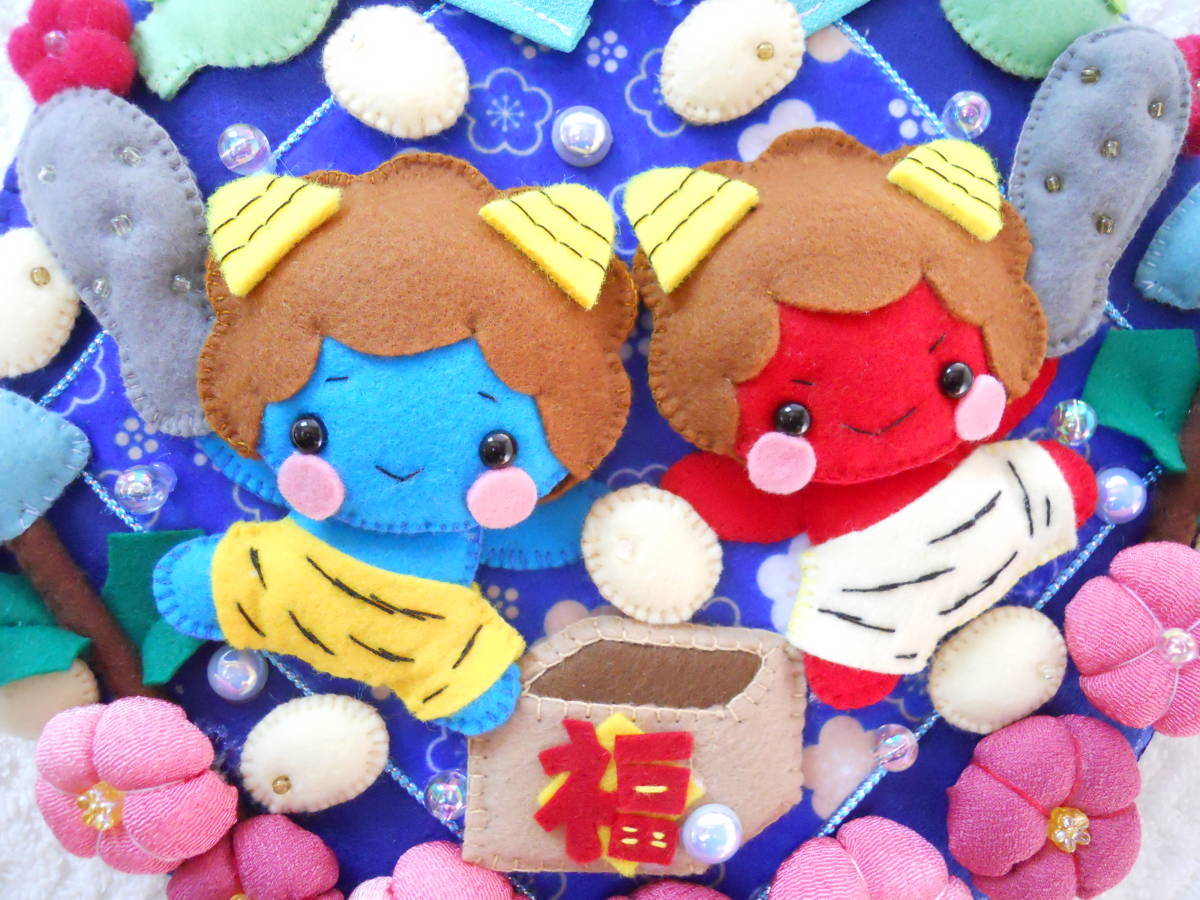 節分のリース飾り創作折り紙 カミキィ