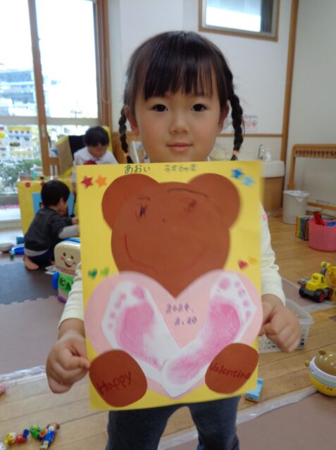 2月『バレンタイン製作』♪① - 日の出医療福祉グループ