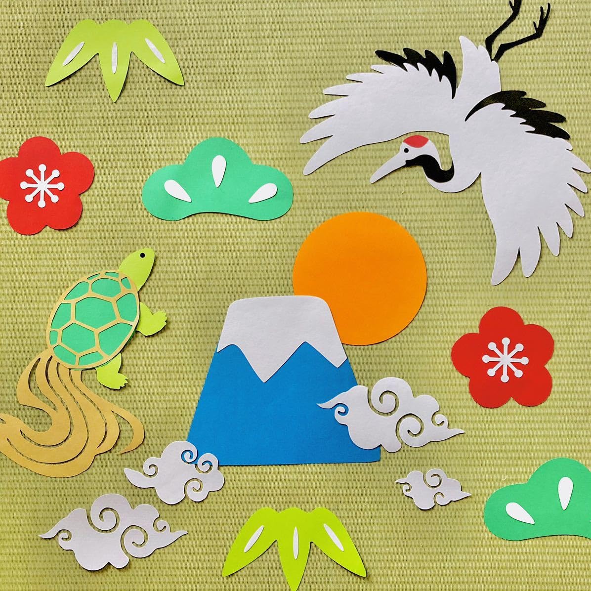 敬老の日のリース飾り創作折り紙 カミキィ