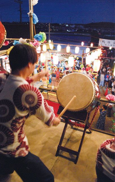 盆踊り堀田新五郎太鼓