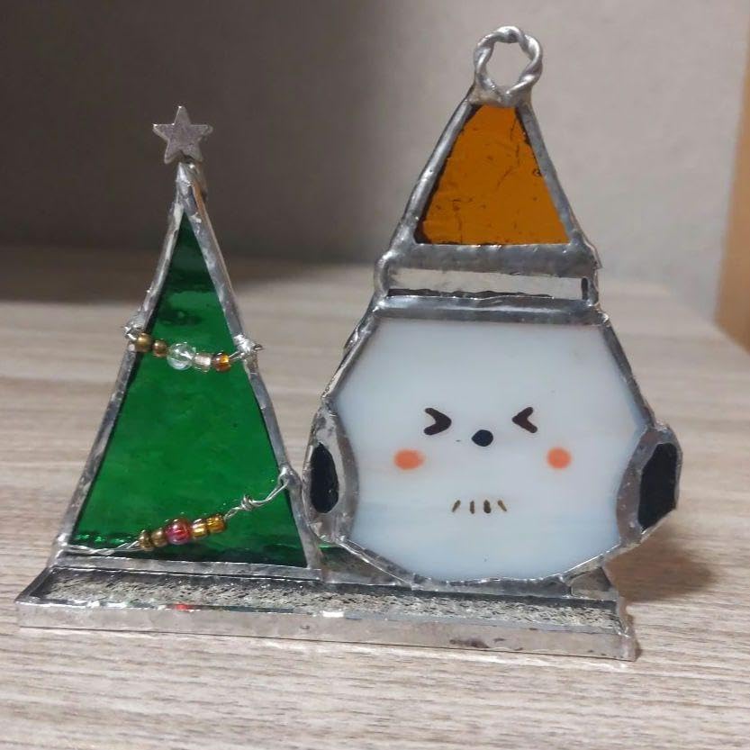 ステンドグラス オーナメント ステンドグラスオーナメント サンキャチャ