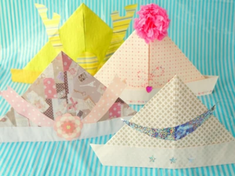 44cm フェルトのかぶれる兜 こどもの日・端午の節句・七五三 五月人形 五月人形・こいのぼり がと工房 通販17223048Creema クリーマ