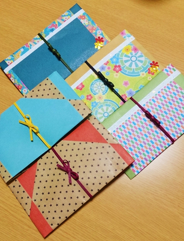 ご祝儀袋をリメイク☆*～簡単に作れる見た目もとっても華やかな箸袋の作り方～「Strawberry」