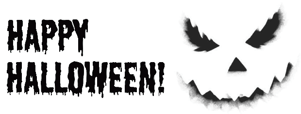 筆記体で書こう ”Happy Halloween” in cursive