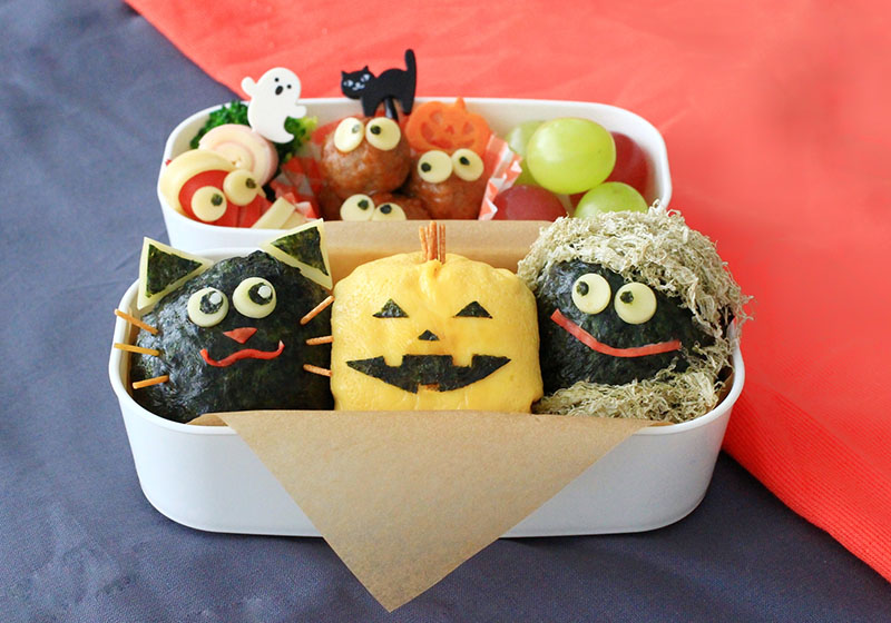 ハロウィン弁当に♡ジャックのおにぎり