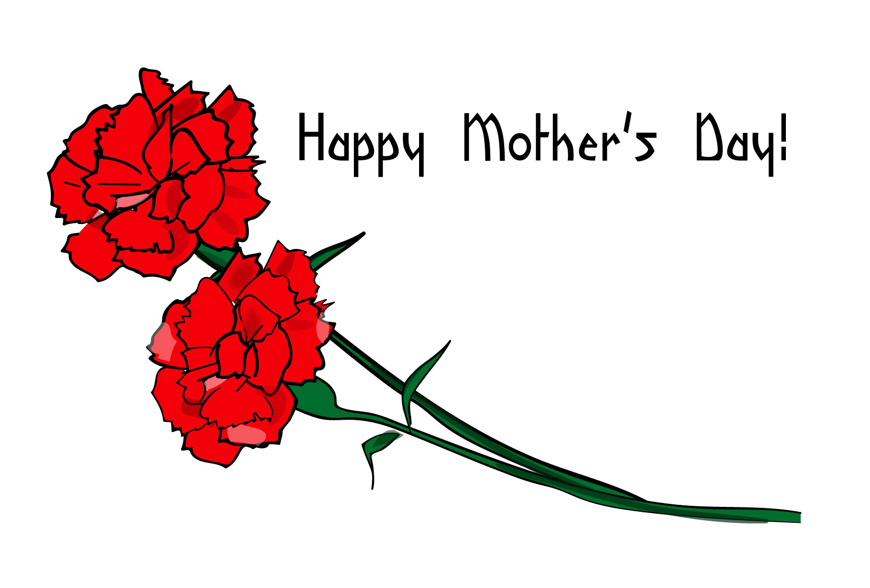 かわいい！母の日イラストが無料！イラストボックス