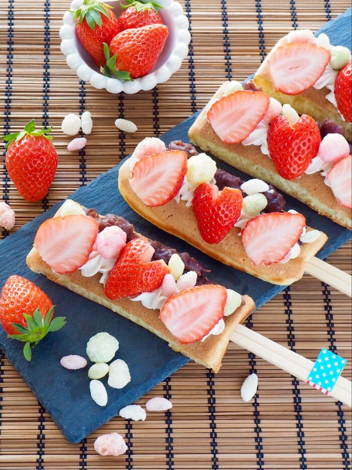 可愛いひな祭りスイーツの作り方を公開中