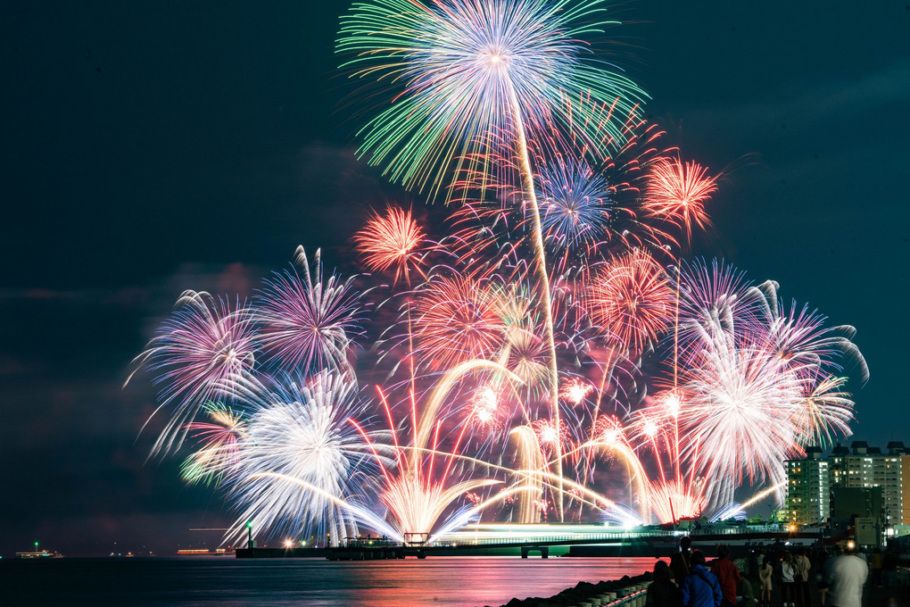マリンポート鹿児島は花火の絶景スポット！夏はプールで水遊びも楽しめる！でもバーベキューは禁止事項だよ！合同会社SHK