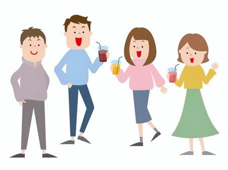 カラオケパーティーイラスト - No: 146882無料イラスト・フリー素材なら「イラストAC」