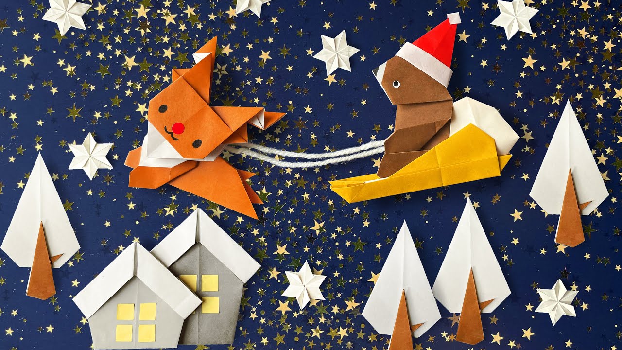 折り紙 立体サンタ & トナカイ &ソリ 音声解説で再登場YouTubeにて。 サンタSanta Clausyoutu.be PvkxUcBCPxA トナカイ Reindeer youtu.be wycomHizluE ソリ snow sleighyoutu.be iq1X3VHrOnw