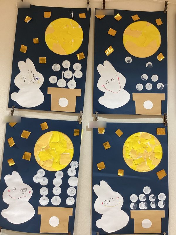 きりん組 ３歳児お月見製作