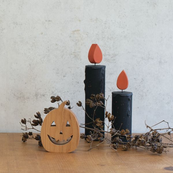 ハロウィン 木製人形 3体セット ハロウィン 木製人形 3体セット